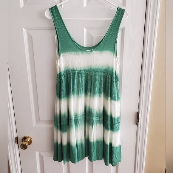 Illa Illa Green Tie Dye Sundress Size Small - Picture 2 of 10